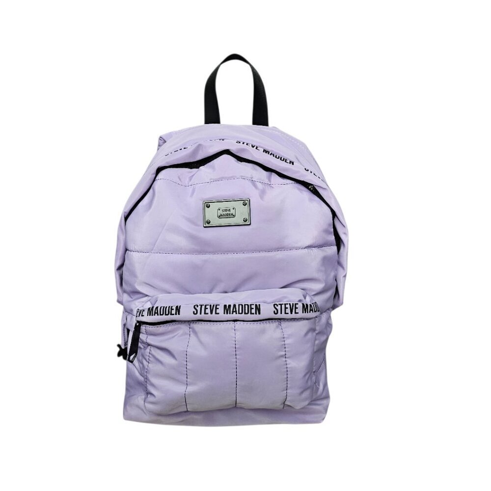 Steve Madden Bariaa Wild Nylon Padded Large Satchel Purple Backpack
